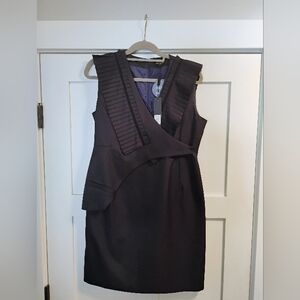 Beulah style navy dress